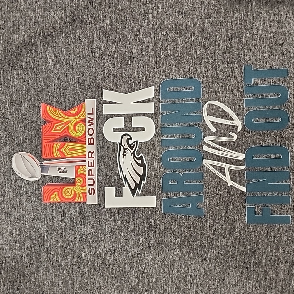 ⭐️ Gray Super Bowl LIX F🦅ck Around and Find Out shirt